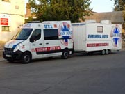 Fiestas pueblo quirofano movil ambulancias San Jose